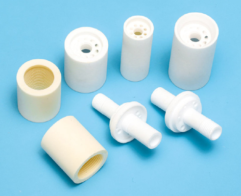 Partes cerámicas de alta calidad 95% de óxido de aluminio Resistencia a altas temperaturas