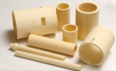 Tubo cerámico industrial de alta calidad