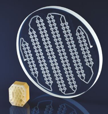 Cerámica transparente frágil con alta fragilidad y baja expansión térmica para aplicaciones de semiconductores