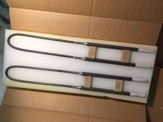 1800 grados de silicio de molibdeno varillas MoSi2 elemento de calefacción para el horno de muffle