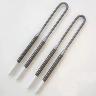 1500C Alta temperatura en forma de U Mosi2 elemento térmico para horno de muffle