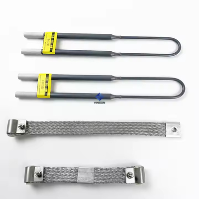 Fabrica personalizada 1800C 1700C L W U Tipo de disilicida Molibdeno Mosi2 calefactor horno elemento de calefacción