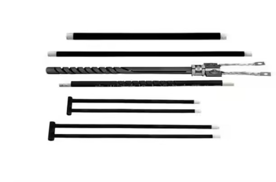 Elemento de calefacción de carburo de silicio de alta temperatura de tornillo U W I para horno Sic Rod