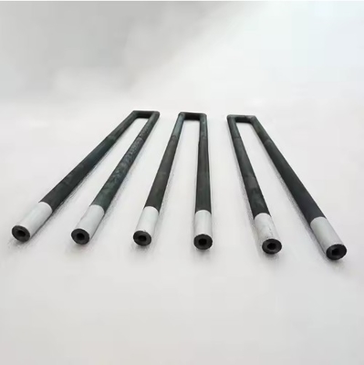 U Forma de alta temperatura espiral de carburo de silicio elementos eléctricos de calefacción Sic Calentador para horno 1400°C
