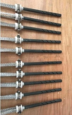 SiC Elementos de calefacción cerámicos eléctricos Sic Calentador para horno de vidrio