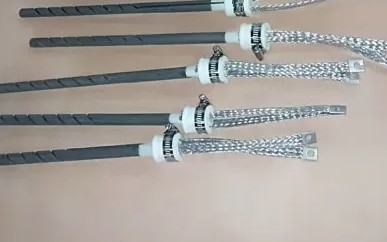 SiC Elementos de calefacción cerámicos eléctricos Sic Calentador para horno de vidrio