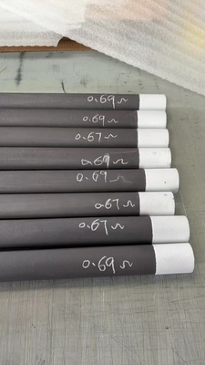 Elemento de calefacción de carburo de silicio de alta temperatura de tornillo para horno