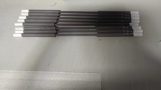 Elemento de calefacción de carburo de silicio de alta temperatura de tornillo para horno