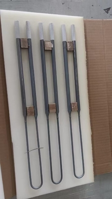 Molibdeno disilicado Elementos eléctricos de calefacción recta U W tipo Mosi2 Calentador para horno