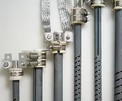1625°C Elementos de calefacción de carburo de silicio de tipo Scr Sic para la planta de muffles Sic