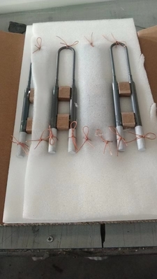 Molibdeno disilicado Elementos eléctricos de calefacción recta U W tipo Mosi2 Calentador para horno