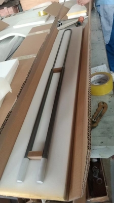 Molibdeno disilicado Elementos eléctricos de calefacción recta U W tipo Mosi2 Calentador para horno