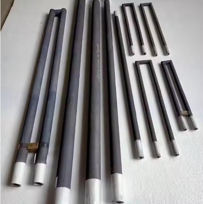 Nuevo horno de tubo eléctrico de 1400 ° C SiC Calentador de agua tipo U Dia20mm Elementos de calefacción