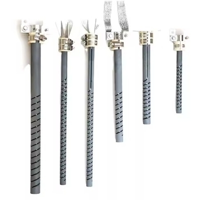 1625°C Elemento de calefacción de doble espiral tipo SGR Sic para varios hornos