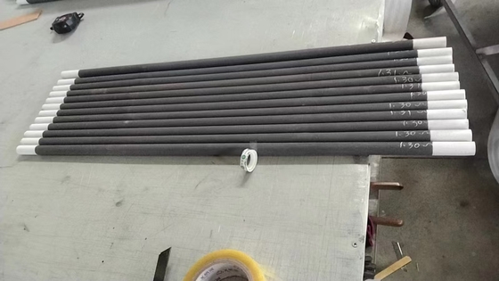 U W I Calentador de alta temperatura tipo varilla en espiral de carburo de silicio para hornos