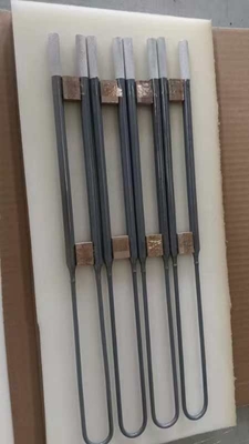 Fuego de alta temperatura tipo U Molibdeno Mosi2 elemento de calefacción para horno de laboratorio hasta 1800C