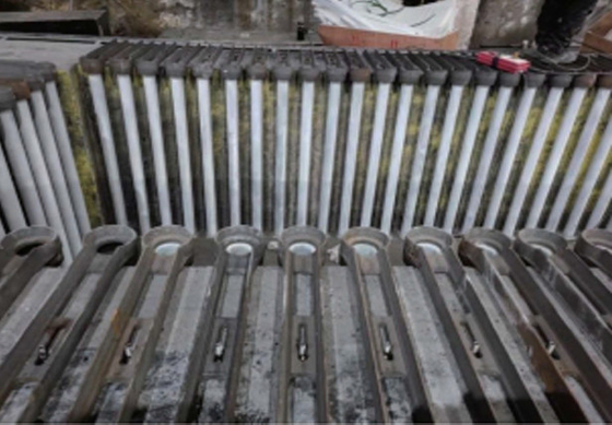 Soporte de vigas cuadradas de carburo de silicio sinterizado por reacción de alta resistencia con resistencia a altas temperaturas hasta 1380 °C