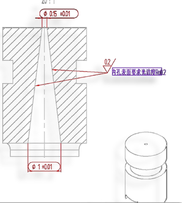 Tensor de alambre de oro de cerámica de zirconia para semiconductores