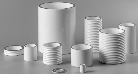 Cerámicas metalizadas para uso industrial en tubos de vacío