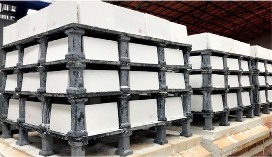 Partes cerámicas de corindón de alta pureza para hornos industriales