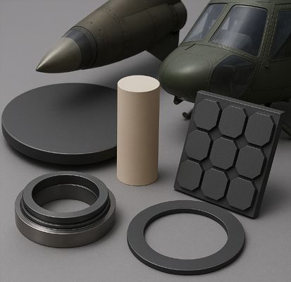 El tamaño de las piezas (Zirconia negra)