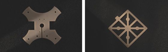 Piezas de nitruro de aluminio y carburo de silicio