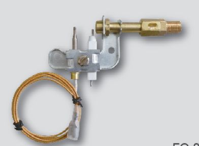 Serie de dispositivos de protección contra deficiencia de oxígeno y conjunto de llama piloto