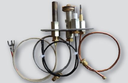 Componentes cerámicos para fuego eterno