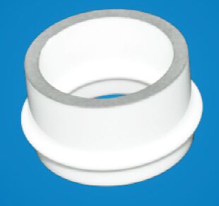 Anillo cerámico metalizado a medida con resistencia a la tracción > 20 000 psi y tasa de fuga de helio < 10-9 cc/sec