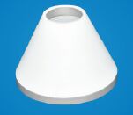 Alta resistencia a la tracción Baja tasa de fuga de helio Componente de cerámica metalizada Partes cerámicas industriales personalizables