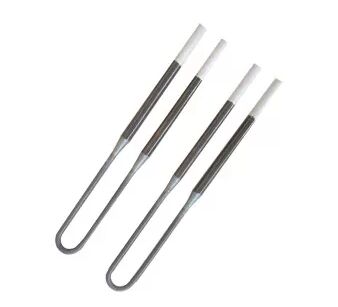 Elemento calefactor de SiC con temperatura máxima de funcionamiento de 1500 °C, resistente a la corrosión y alta eficiencia térmica para hornos industriales