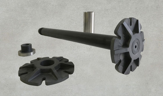 TUBO DE LA CANALIZACIÓN VERTICAL DEL NITRURO DE SILICIO (SI3N4) PARA LA INDUSTRIA DE ALUMINIO DEL BASTIDOR DE BAJA PRESIÓN, LA MEJOR RESISTENCIA DE CHOQUE TERMAL