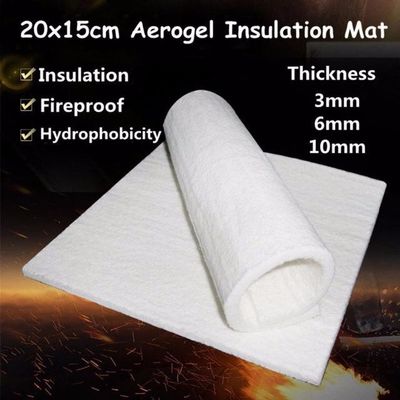 el panel del aerogel de 10m m 20m m 30m m para el cuerpo del horno industrial del aislamiento del edificio y del equipo
