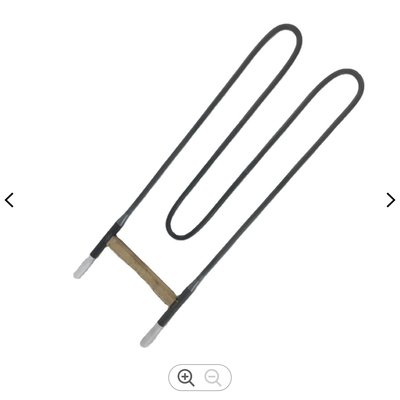 Tipo elementos de calefacción de MoSi2 en horno del vacío, tratamiento térmico de 1700 grados W